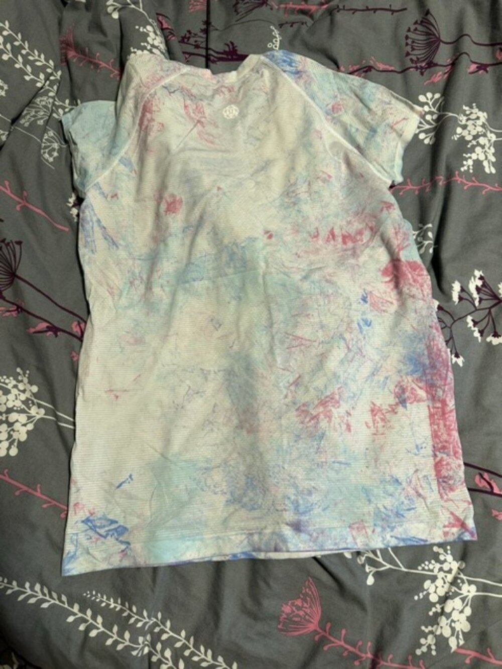 LUlulemon size 10 seawheeze run swiftly t shirt
